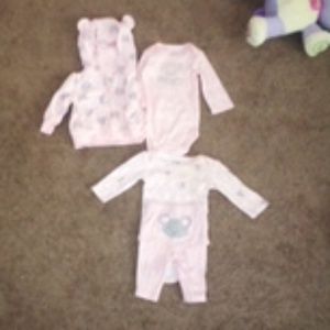 N/U-Newborn "CHILD OF MINE"baby girl clothes